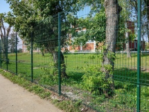 3D заборы для школы 90 метров фото в Ашукино